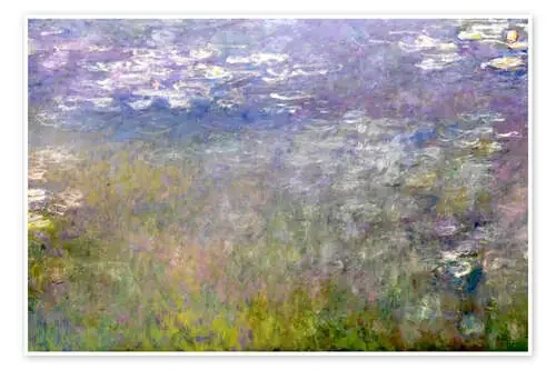 Water Lilies, Agapanthus (right panel) de Claude Monet Master Collection