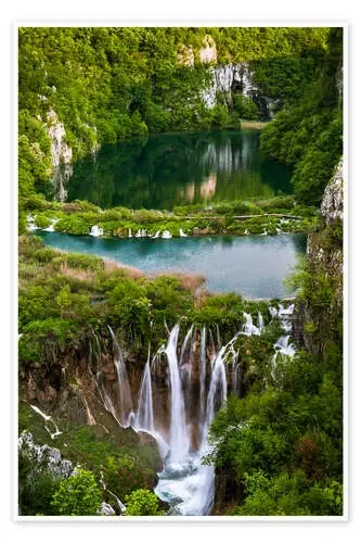 Waterfall Paradise Plitvice Lakes de Andreas Wonisch