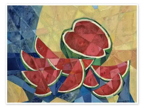 Watermelon in Cubism de Iuliia Kotenko