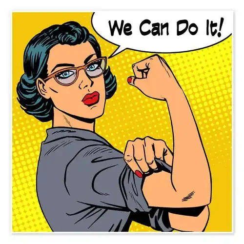 We can do it! popart Editors Choice