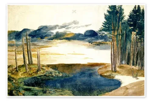 Weiher im Wald. Um 1497 de Albrecht Dürer ARTOTHEK