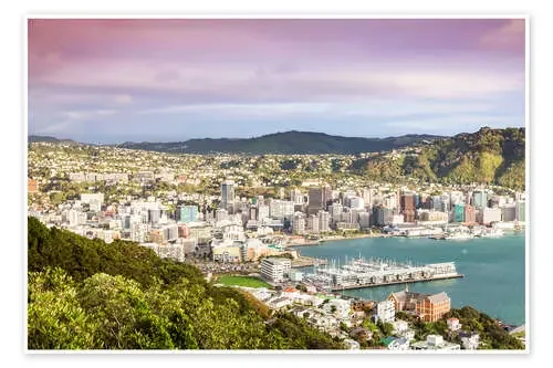 Wellington in the morning, New Zealand de Matteo Colombo