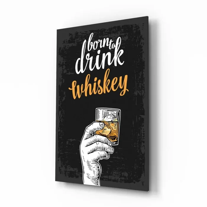 Whiskey Glass Wall Art – 28.5 » x 18 «