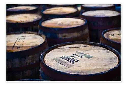 Whisky barrels, Jura Island de Andrew Stewart Robert Harding
