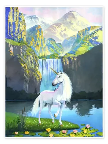 White horse waterfall de Irvine Peacock MGL Licensing