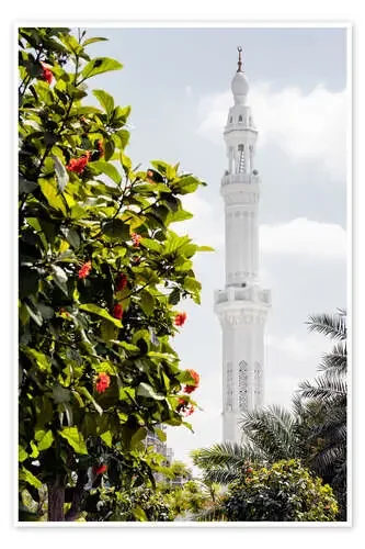 White Mosque – Dubai Minaret de Philippe HUGONNARD
