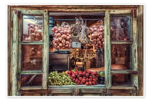 Window with vegetables de Friedhelm Peters
