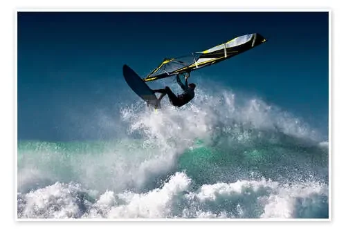 Windsurfista en el aire de Ben Welsh Design Pics