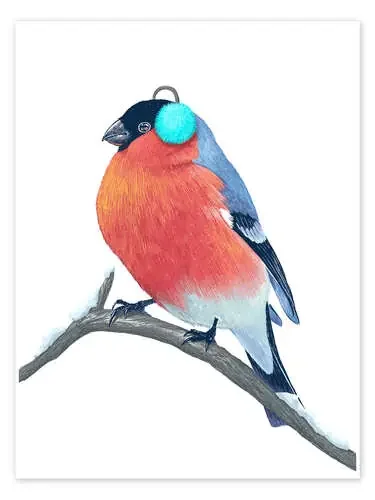 Winter bullfinch de Nikita Korenkov