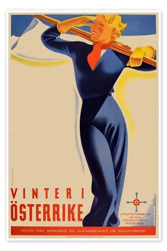Winter in Austria (Swedish) de Vintage Ski Collection Master Collection