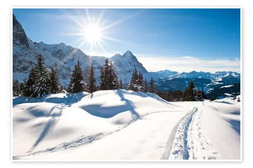 Winter scenery at Grindelwald de Peter Wey