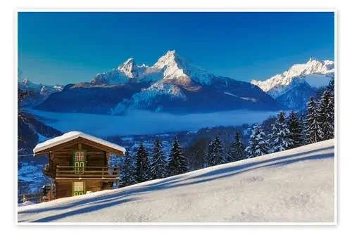 Winter wonderland at Mount Watzmann de Dieter Meyrl