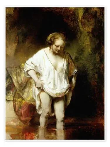 Woman Bathing in a Stream de Rembrandt van Rijn Master Collection
