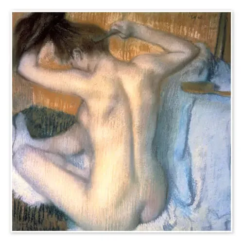 Woman combing her Hair de Edgar Degas akg-images