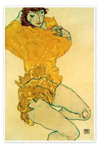 Woman undressing, 1914 de Egon Schiele akg-images
