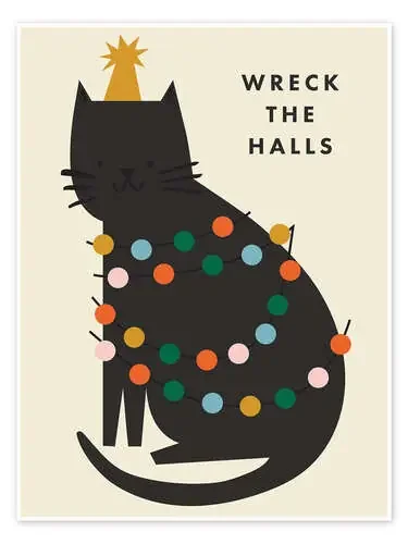 Wreck the halls de Ashley Le Quere Advocate Art