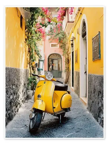 Yellow Moped de Franklyn Gregory