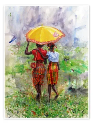 yellow parasol de Jonathan Guy-Gladding