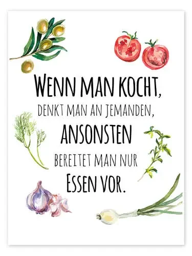 You always cook with someone in mind (German) de Typobox Editors Choice
