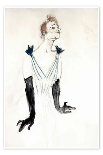 Yvette Guilbert de Henri de Toulouse-Lautrec akg-images