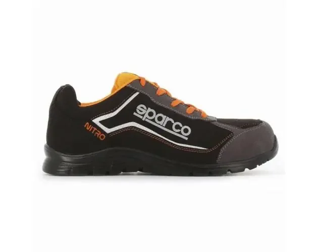 Zapato bajo s3 sparco nitro s24 – naranja y negro – talla 43 – nitro 07522 | Brico Depôt Saldi