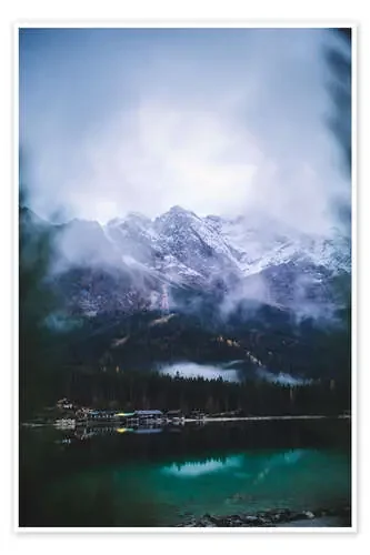 Zugspitze in the fog de Philipp Dietrich