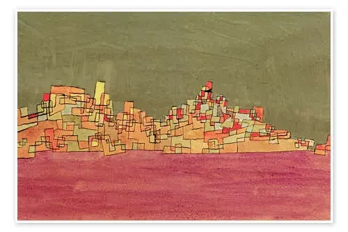 Zweihügel Stadt de Paul Klee akg-images